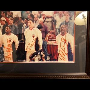 Signed Chicago bulls team with the man MJ!!!!